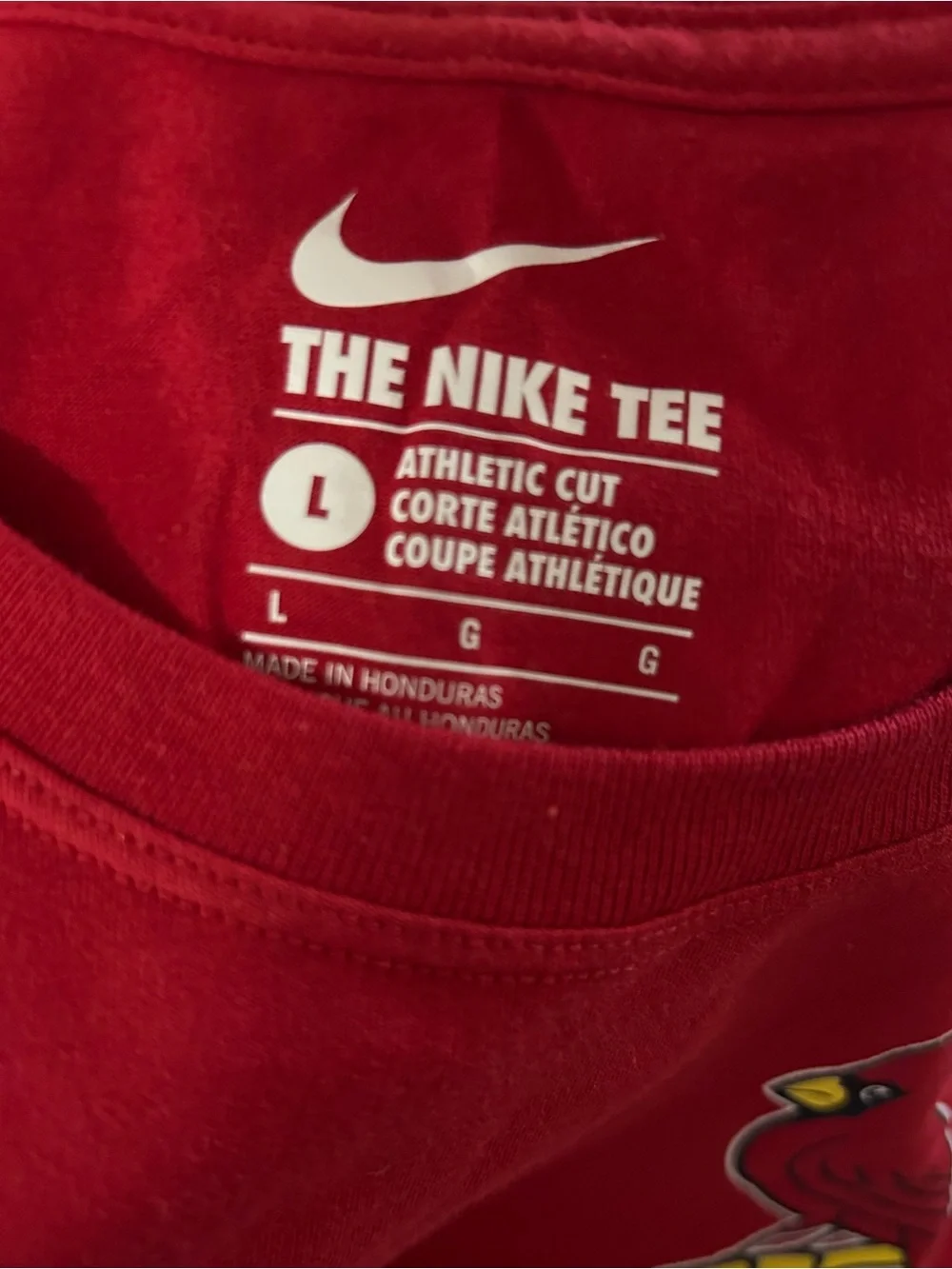 STL Cardinals October Baseball Nike Tee Size L